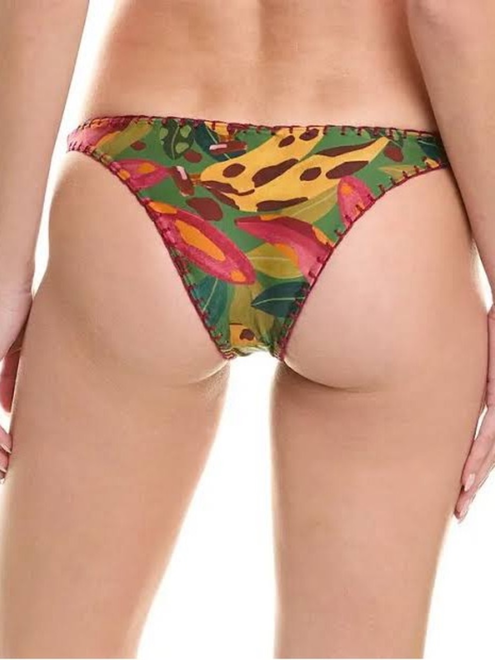 NWT FARM Rio Cow Print Bananas Bikini Set Small tropical resortwear swim - Picture 3 of 9
